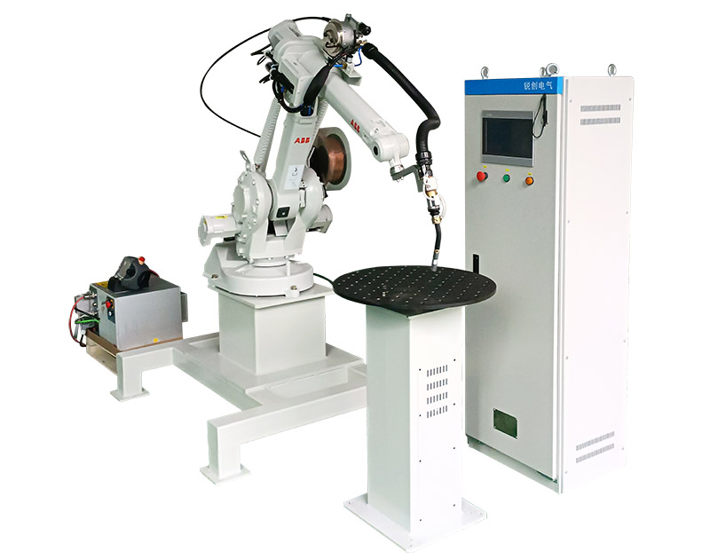 帶變(bian)位(wei)機(ji)的(de)二(er)氧化碳(tan)弧(hu)銲接(jie)機(ji)器人(ren)工(gong)作站