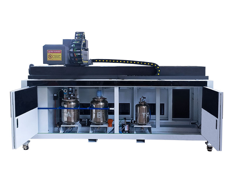 六(liu)代懸臂式常(chang)量數(shu)控(kong)密封(feng)塗膠設備(bei)