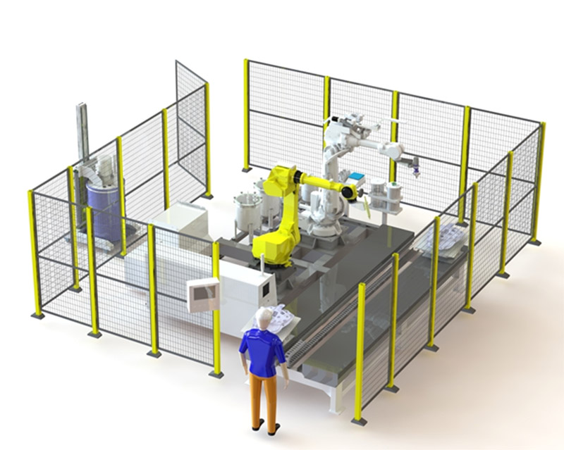 多工(gong)位自動(dong)流(liu)水(shui)線(xian)塗(tu)膠工作(zuo)站(zhan)