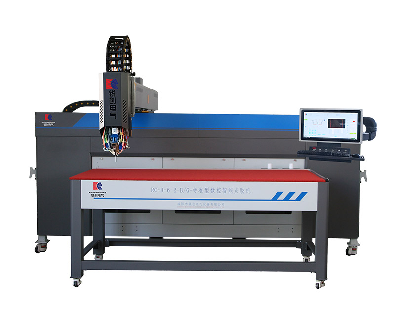 六(liu)代(dai)懸(xuan)臂式常(chang)量(liang)數(shu)控(kong)密(mi)封塗(tu)膠(jiao)設(she)備(bei)